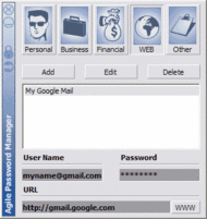 Agile Password Manager screenshot